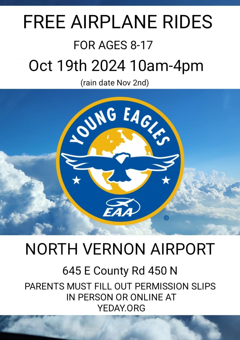 Logo for: North Vernon FAA Young Eagles Rally